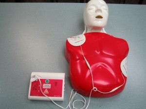 AED Pad Placement and CPR on Mannequin