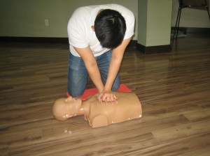 CPR Courses are included in standard first aid