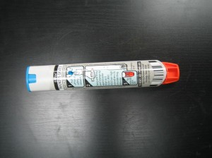 Epinephrine Injector Trainer for Allergic Reactions