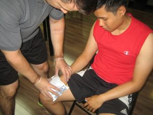 First Aid for Wrist Sprain