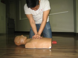 Standard first aid training course