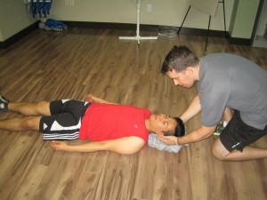 Standard First Aid injury assessment procedure